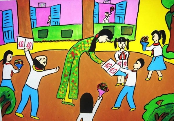 Top 40 mẫu ảnh vẽ 2011 ngày Nhà giáo Việt nam ý nghĩa nhất