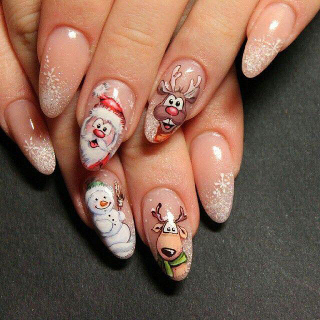 Những mẫu nail xinh đẹp cho mùa Giáng sinh năm nay