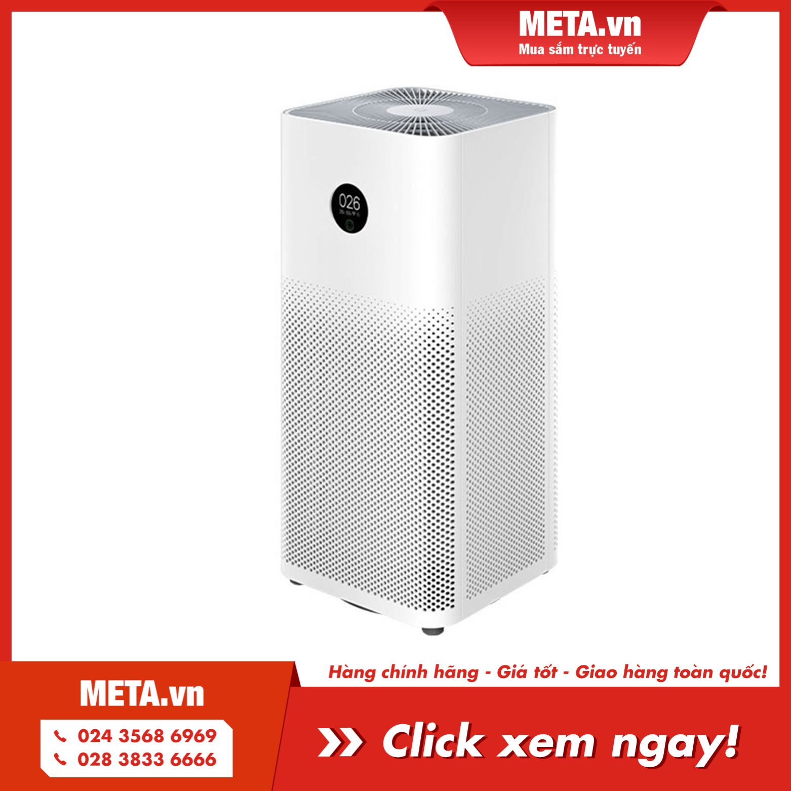 Máy lọc không khí Xiaomi Air Purifier 3H (50m2)