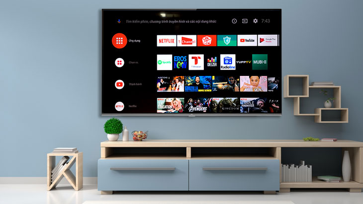 Đặc điểm của hệ điều hành Android cho tivi