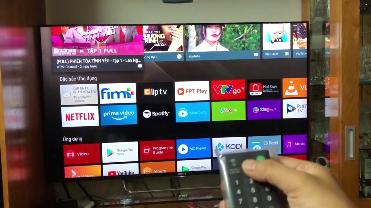 Cách cập nhật FPT Play cho tivi Sony