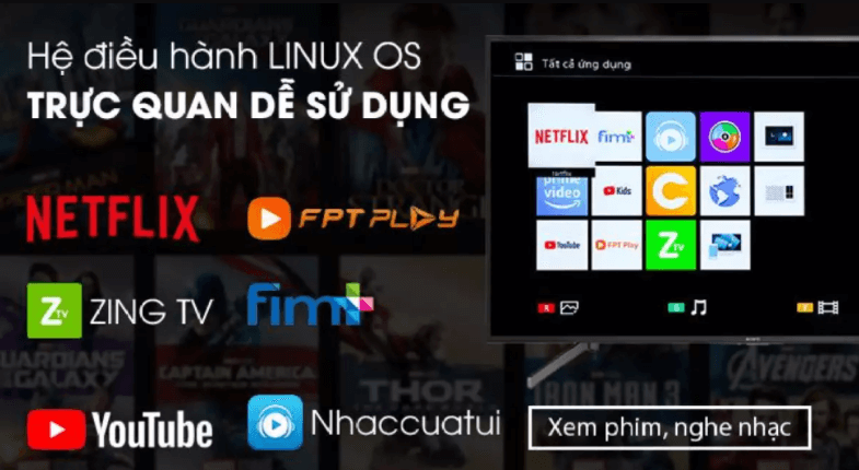 Hệ điều hành Linux trên tivi có độ ổn định cao