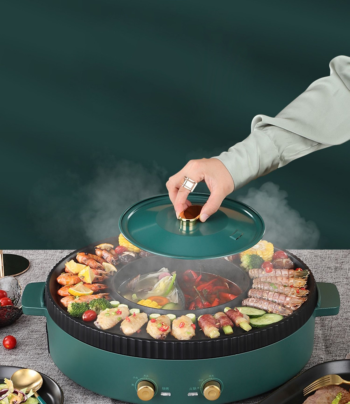 Nồi lẩu nướng Nine Shield của nước nào?