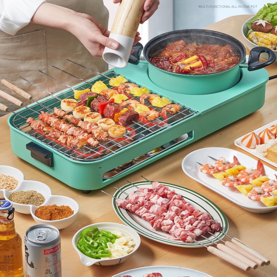 Bếp lẩu nướng đa năng Nine Shield
