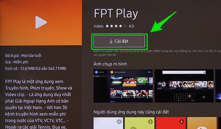 Cách cài đặt FPT Play cho dmart TV LG