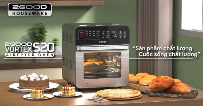 Công suất tiêu thụ của nồi chiên không dầu 2GOOD S20 dung tích 14,5 lít