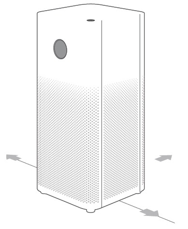 Đặt máy lọc không khí Xiaomi ở vị trí phù hợp