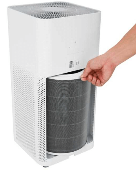 Kéo bộ lọc ra khỏi máy lọc không khí