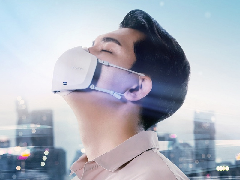 Lưu ý khi sử dụng khẩu trang lọc khí thông minh LG Puricare