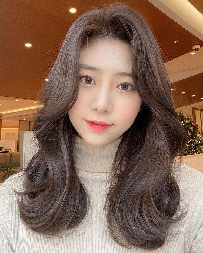 4 kiểu tóc xoăn hot trend của Hàn Quốc dịp Thu Đông các nàng tóc trung  bình đến dài tội gì không thử