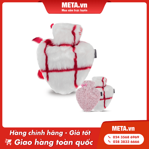 Túi chườm Fashy hình trái tim giả lông