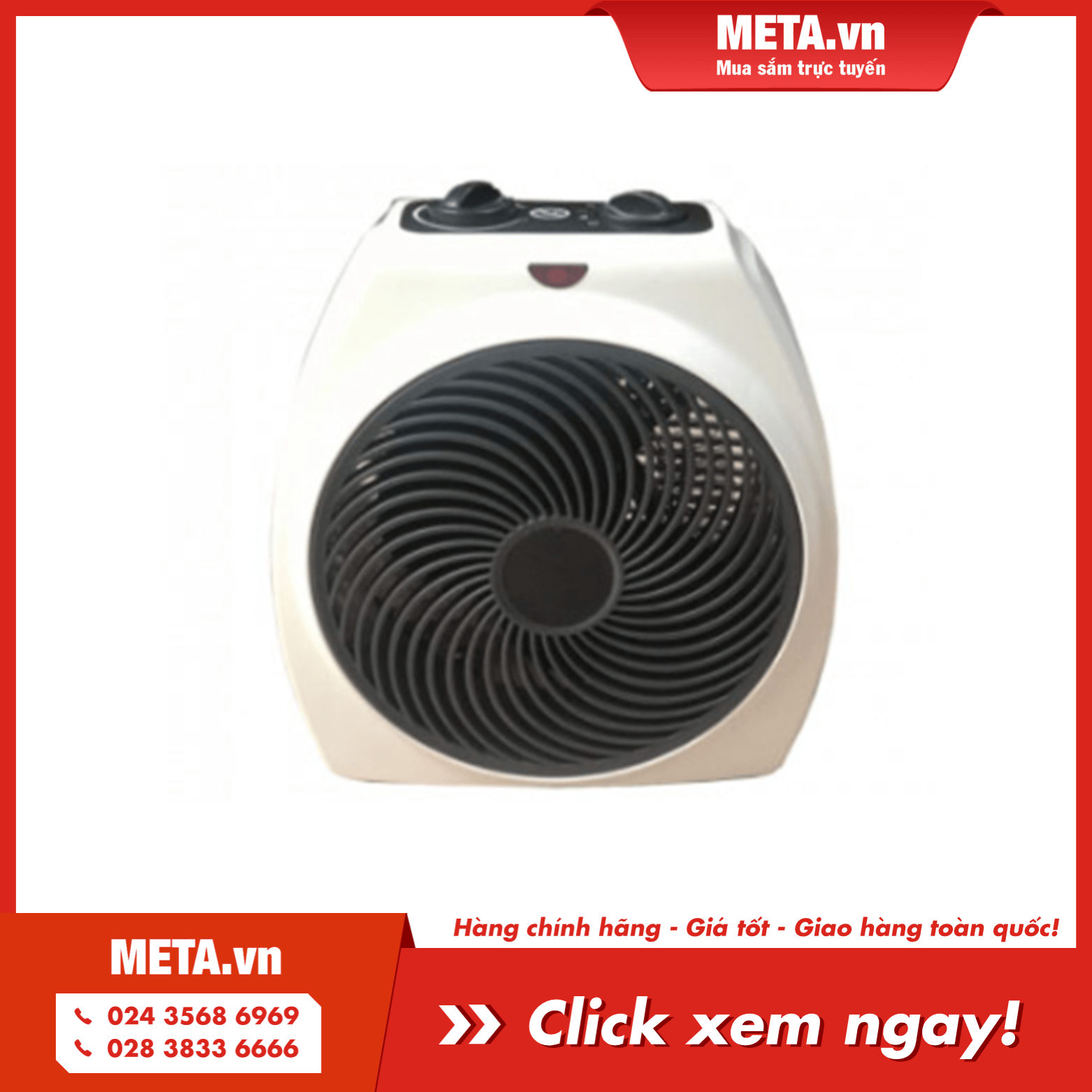 Mua ngay quạt sưởi mini Dasin NF9025-20