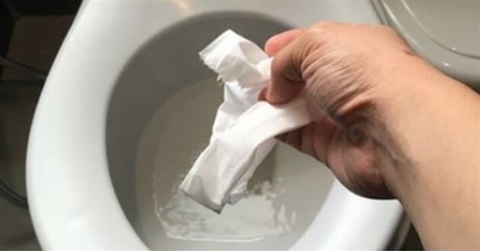 Có nên bỏ giấy vệ sinh vào bồn cầu không?