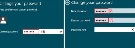 Cách cài đặt mật khẩu cho máy tính Win 8