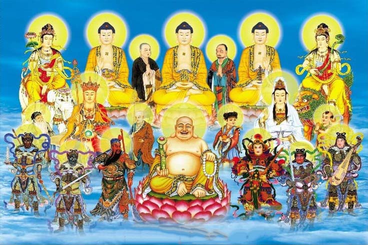 Có bao nhiêu vị Phật, Bồ Tát? Tên các vị Phật và Bồ Tát