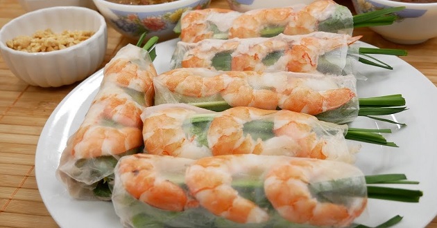cách làm gỏi cuốn tôm thịt