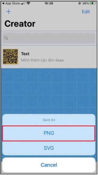 Cách tạo ra QR tỏ tình trên điện thoại iPhone