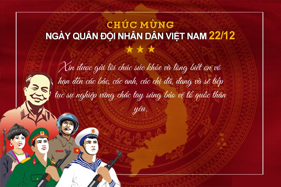20 lời chúc Ngày thành lập Quân đội Nhân dân Việt Nam 2212 hay và ý nghĩa
