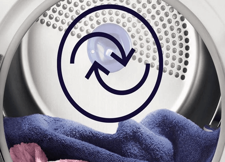 Máy sấy thông hơi 8kg Electrolux UltimateCare 500 EDV805JQWA có khả năng giảm nhăn quần áo lên tới 32% Máy sấy thông hơi 8kg Electrolux UltimateCare 500 EDV805JQWA có khả năng giảm nhăn quần áo lên tới 32%