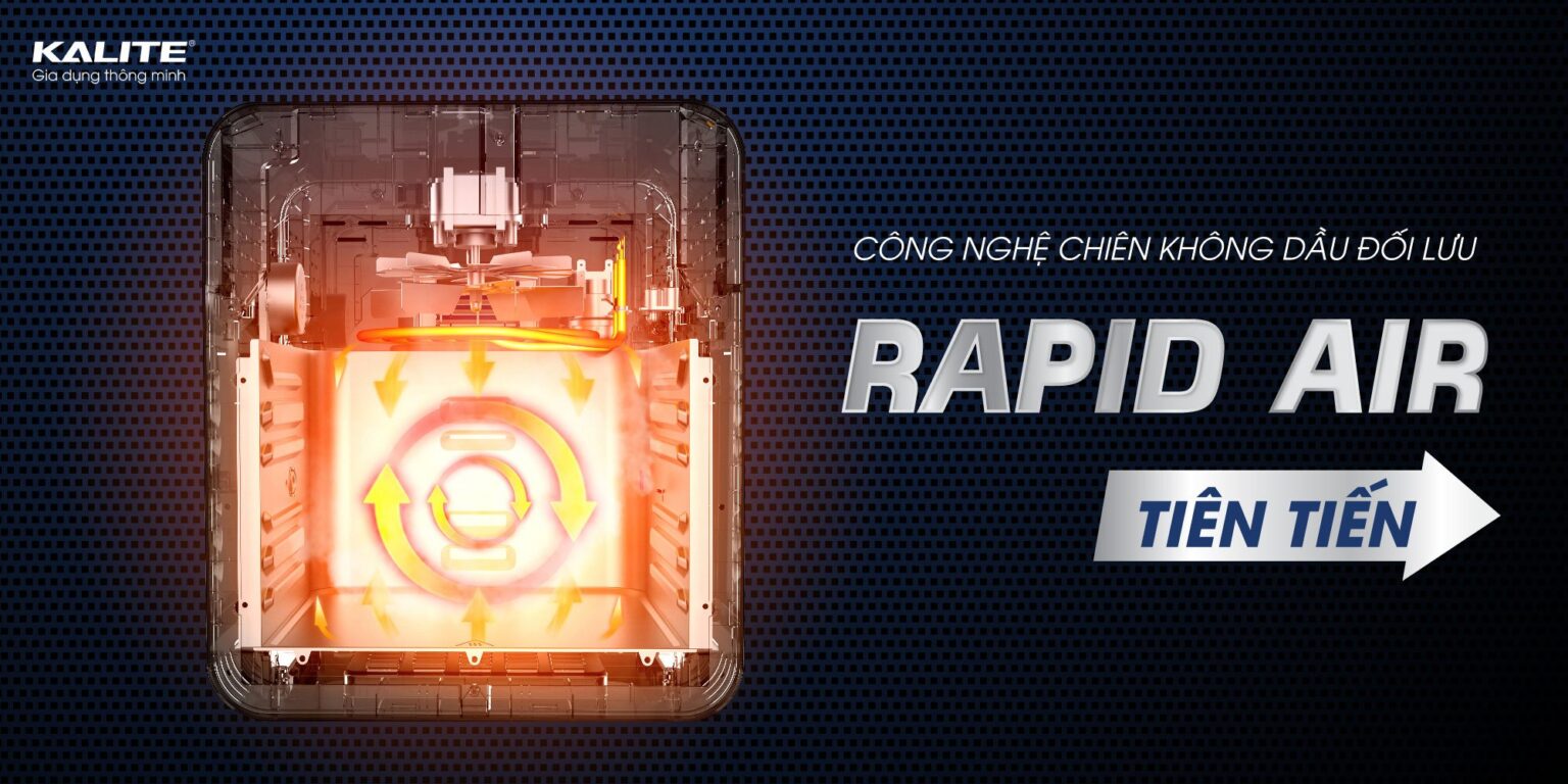 So sánh nồi chiên không dầu Kalite và Lock&Lock đều sử dụng công nghệ Rapid Air