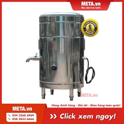 Nồi luộc bánh chưng bằng điện 50 lít NP50 (sử dụng mâm nhiệt) Nồi luộc bánh chưng bằng điện 50 lít NP50 (sử dụng mâm nhiệt)