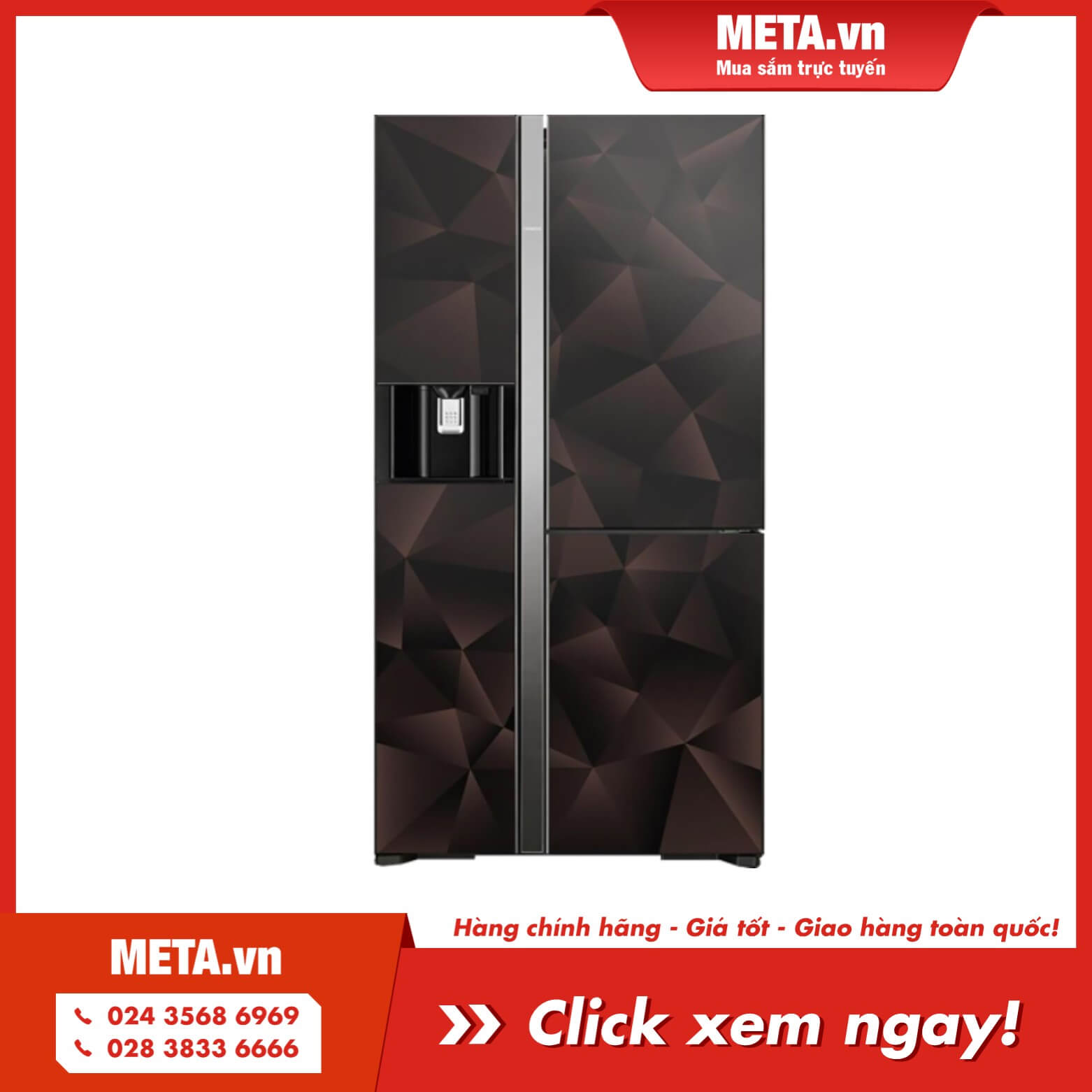 Mua ngay tủ lạnh Hitachi Inverter 569L FM800XAGGV9X(GBZ)