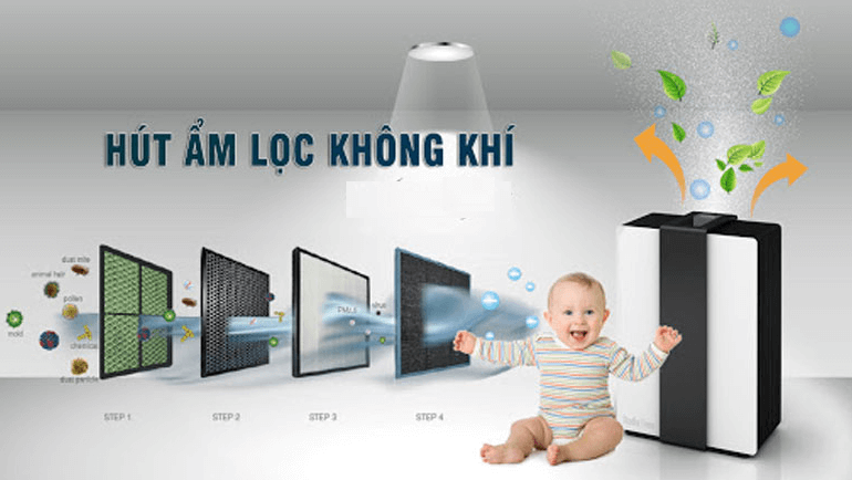 Bạn nên mua máy lọc không khí hút ẩm khi không khí trong phòng có độ ẩm cao