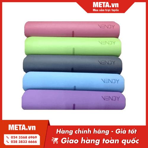 Thảm yoga PU cao cấp Vendy định tuyến LF-0509