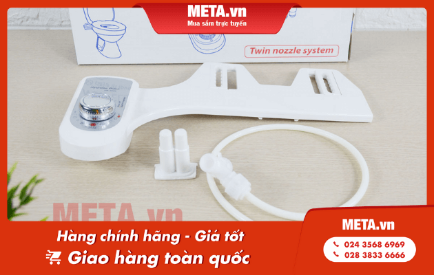 Thiết bị vệ sinh Hyundae Bidet 2 vòi phun HB-8000