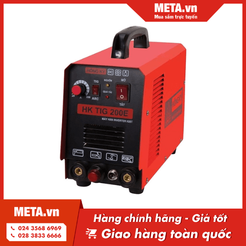 Máy hàn TIG Weldcom VTIG S200 có hiệu suất làm việc 85%.