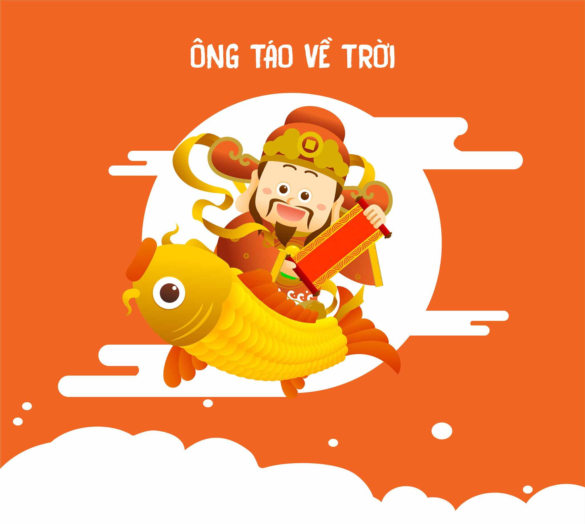 Khi ông táo đã hoàn thành nhiệm vụ của mình tại khuôn viên gia đình, ông sẽ trở lại thiên đường. Tuy nhiên, trong tâm trí của người dân, ông táo vẫn luôn là một linh hồn bảo vệ và mang lại may mắn cho gia đình.