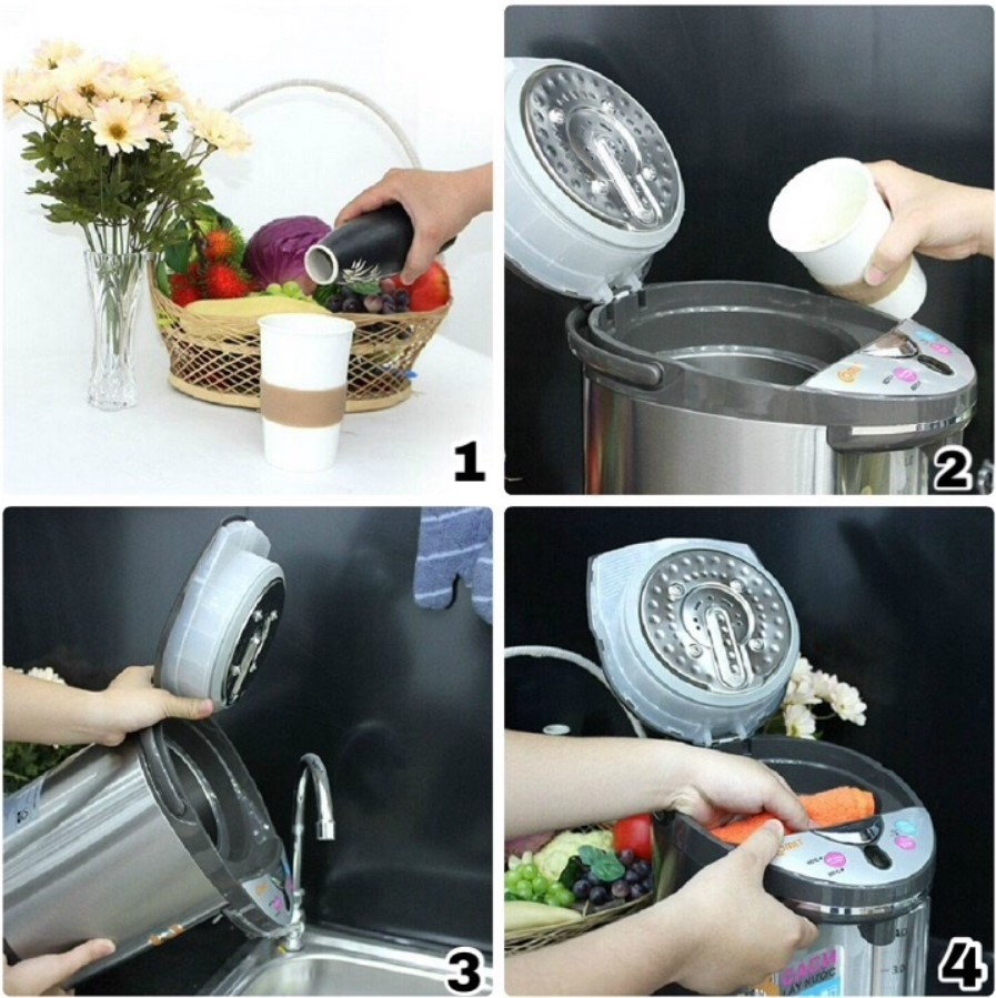 Tẩy cặn bình thủy điện