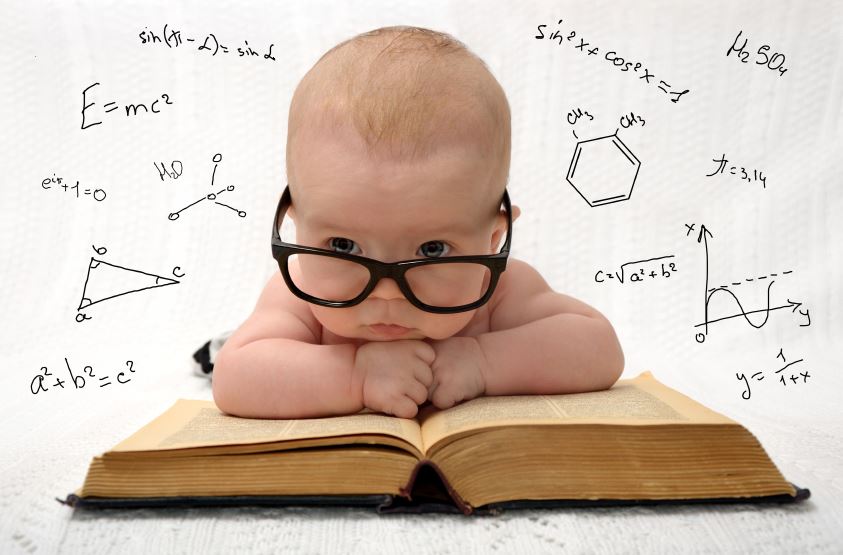Image of a smart baby
