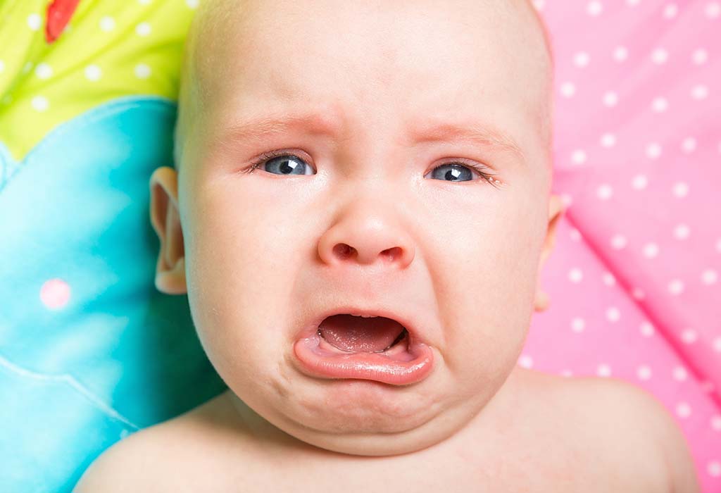 Picture of a crying baby