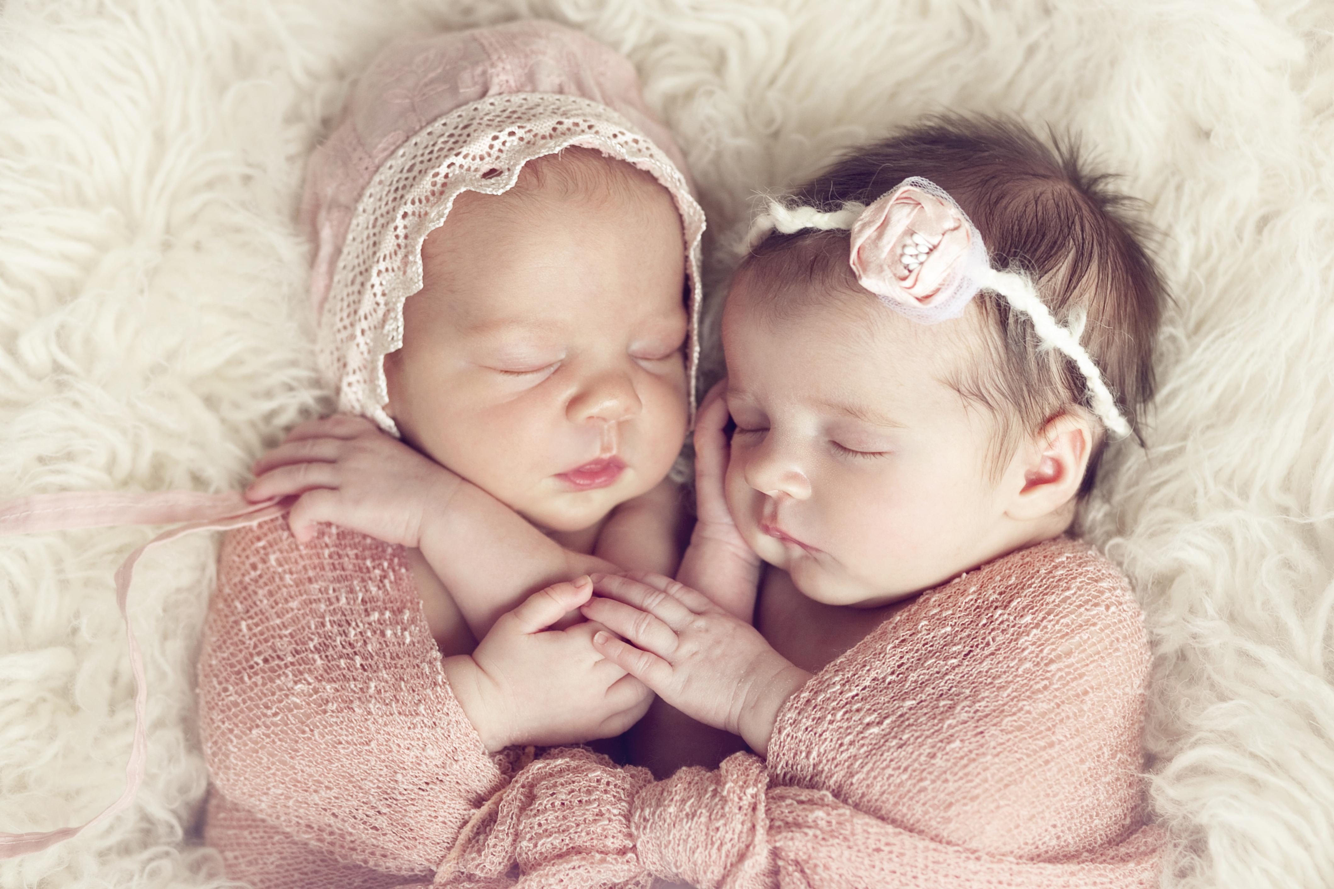 Image of cute twins