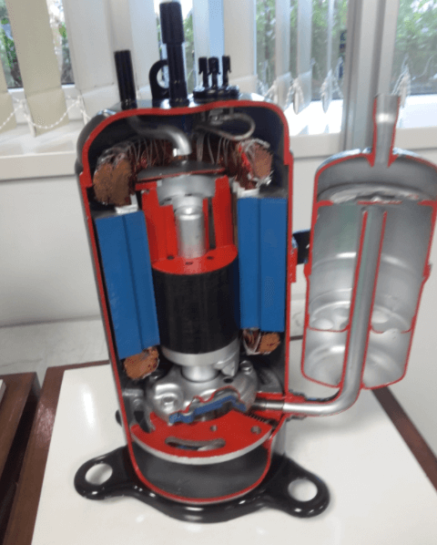 Chế độ nóng của điều hòa không hoạt động do block bị hỏng