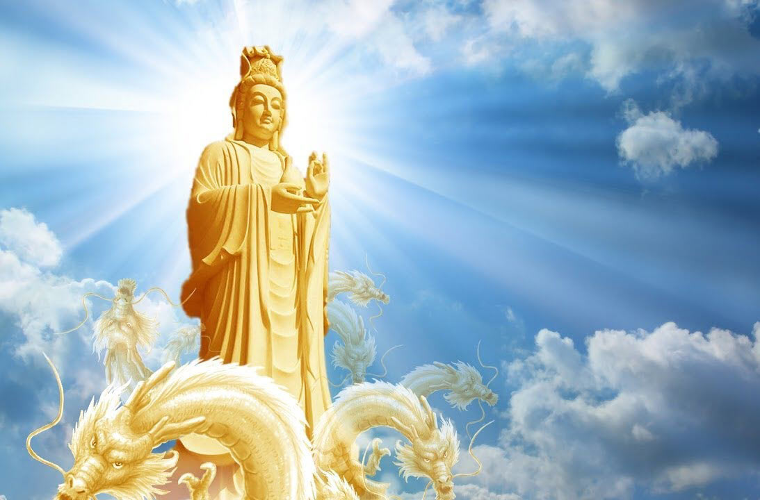 20 Hình Phật Quan Âm rất đẹp, hình họa Mẹ Quan Thế Âm Bồ Tát 3 chiều unique cao