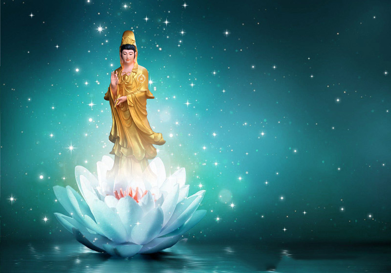 20 Hình Phật Quan Âm Đẹp, Ảnh Mẹ Quan Thế Âm Bồ Tát 3D Chất Lượng Cao