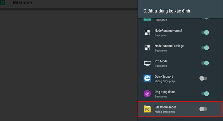 Cài đặt APK cho Android TV