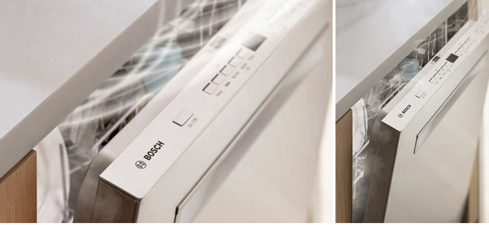 Tính năng tự hé cửa của máy rửa chén Bosch