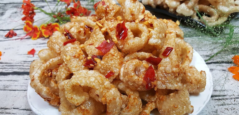 Cách làm da heo chiên giòn bằng nồi chiên không dầu thơm ngon, không ngấy mỡ