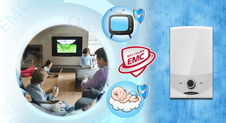 Bình nóng lạnh đạt chuẩn EMC