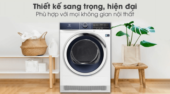 Máy sấy Heat Pump - bơm nhiệt 8kg UltimateCare 800 Electrolux EDH803BEWA