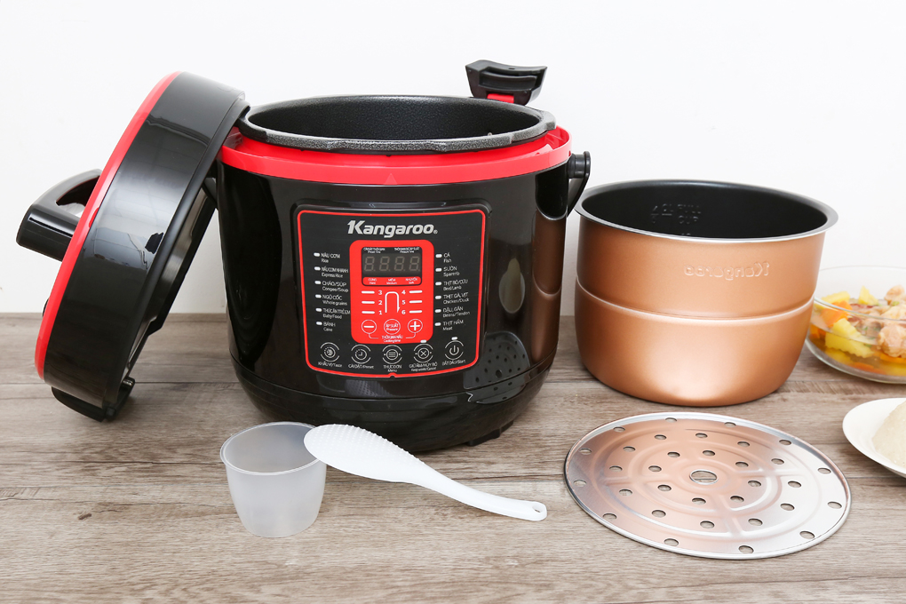 Nồi áp suất điện nắp xoay sẽ tiện hơn cho việc vệ sinh