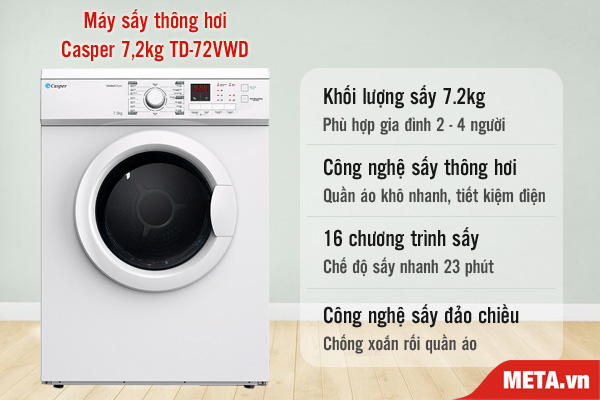 Có nên mua máy sấy quần áo Casper hay không?