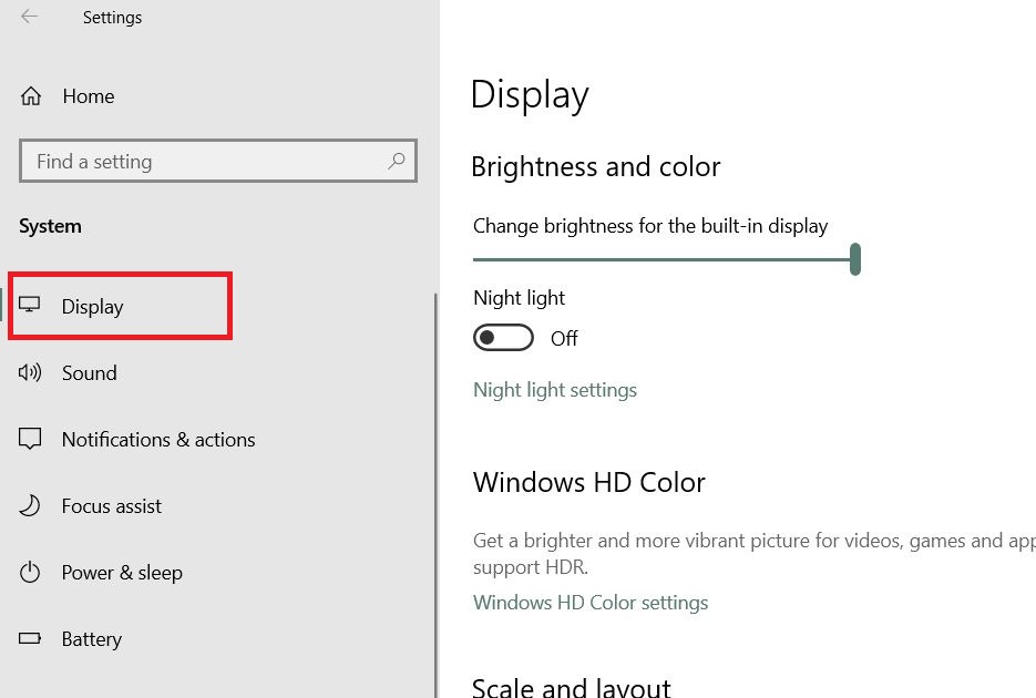 Cách xoay màn hình máy tính Display Settings