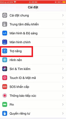 Cách bật nút Home