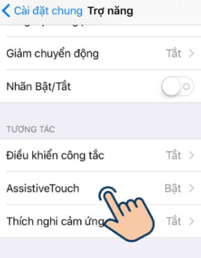 Cách bật nút Home
