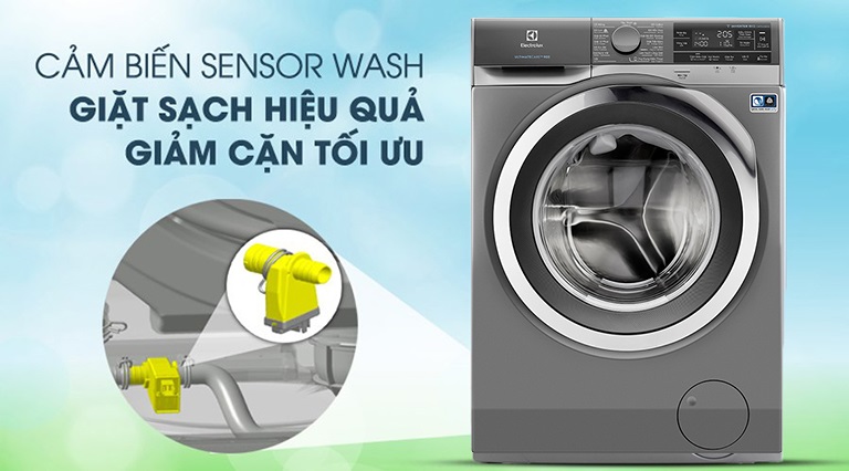 Cảm biến SensorWash trên máy giặt Electrolux là gì? Có tác dụng gì?