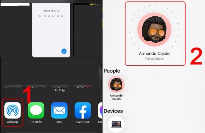 Cách sử dụng AirDrop trên iPhone, iPad, iPod Touch